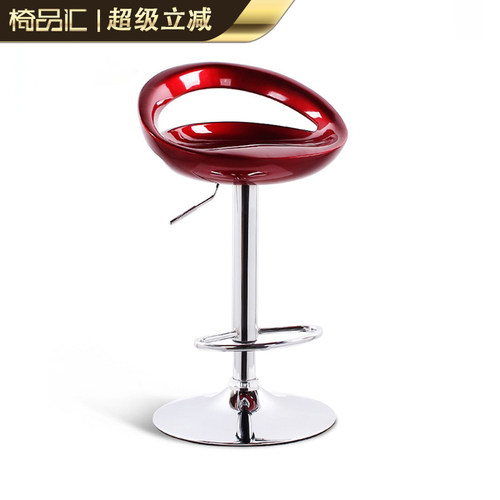 高脚凳靠背收银台酒吧椅子升降