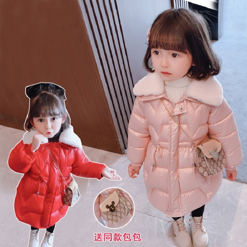 女童棉服2021新款宝宝婴儿童装羽绒棉袄冬加厚儿童棉衣女孩派克服在类目 童装/婴儿装/亲子装, 棉袄/棉服中 - 来自Buy2taobao.com提供专业的淘宝代购服务