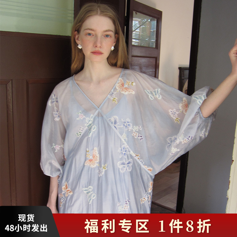 薄纱气质连衣裙女清冷感高级原创