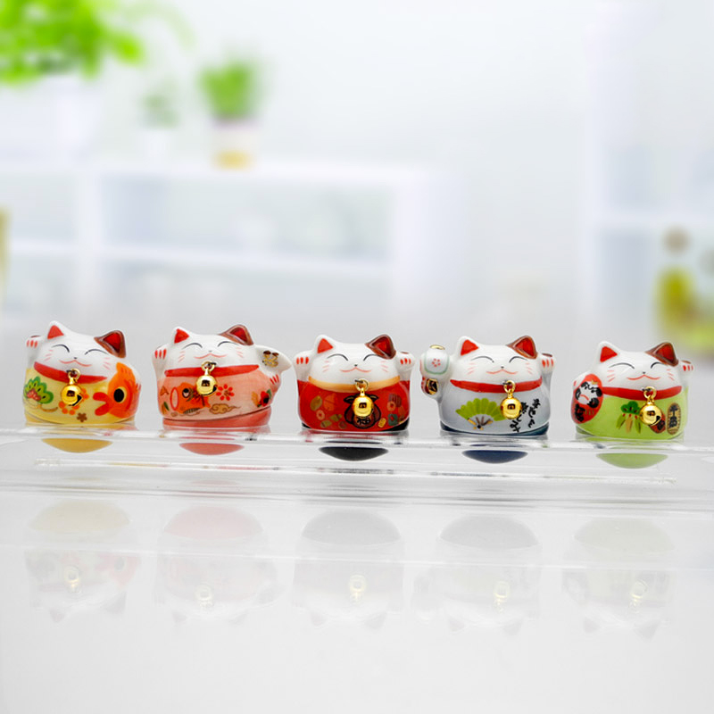 推荐招财猫五福临门办公室