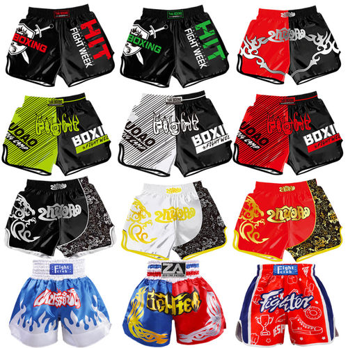 泰拳短裤男女格斗散打跑步运动