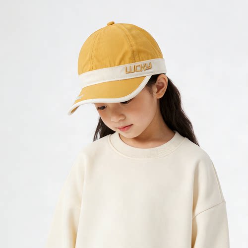 薄款速干儿童防晒帽子女童棒球帽夏季糖果色女孩宝宝遮阳鸭舌帽潮