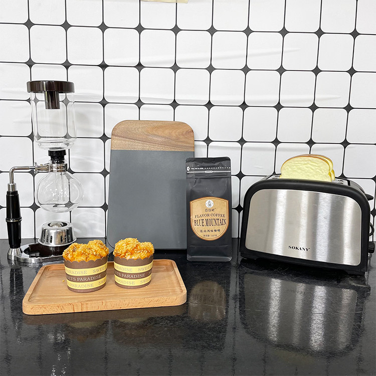 样板房厨房软装摆件面包机砧板道具陶瓷店饰品创意家居饰品陈列