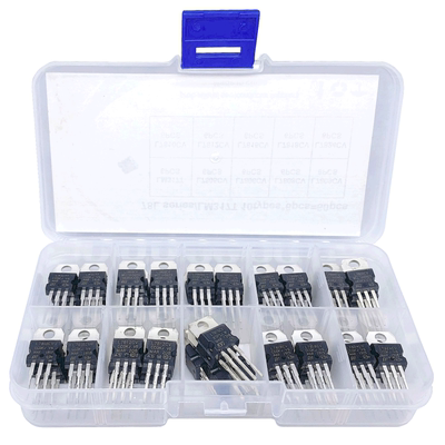 60个LM317T/L7805/06/08/09/10/12/15/18/24CV三端稳压集成块套装