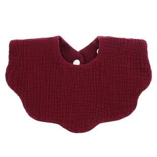 韩版同款宝宝围嘴A类纯棉婴儿口水巾360花瓣口水兜儿童围兜0-2岁