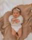 风婴儿纯棉针织盖毯宝宝推车毯婴童毛线木耳边毯子拍照摄影毯