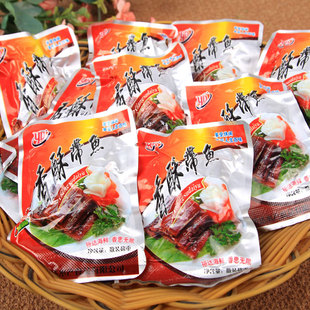 裕达香酥带鱼即食香辣味小黄鱼鳕鱼舟山特产海鲜零食小吃休闲食品