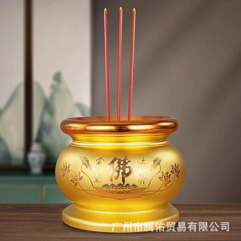 电子香炉上香新款佛前供灯佛具用品大全新型神台蜡烛灯led供佛灯