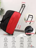 Красный вместительный и большой износостойкий водонепроницаемый длинный чемодан