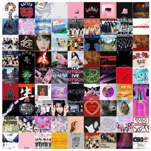 kpop专辑封面贴纸高颜值创意装饰手机行李箱桌面素材手账贴画