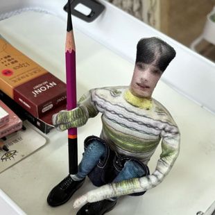 休宁凯老鼠干内置铁丝骨架可任意造型抽象毛绒玩偶老鼠干朋友礼物