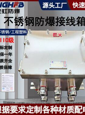 防爆配电箱304不锈钢防爆接线端子箱监控设备模块分线箱IIBT4户外