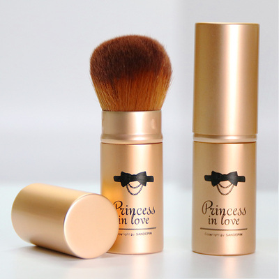 三迪散粉刷化妆刷伸缩刷腮红刷粉底刷便携蜜粉修容刷散粉收缩刷