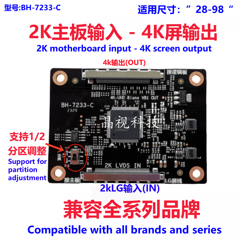全新4K转接板BH-7233-C