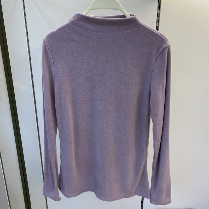 caser凯撒内衣堆堆领女士打底衫