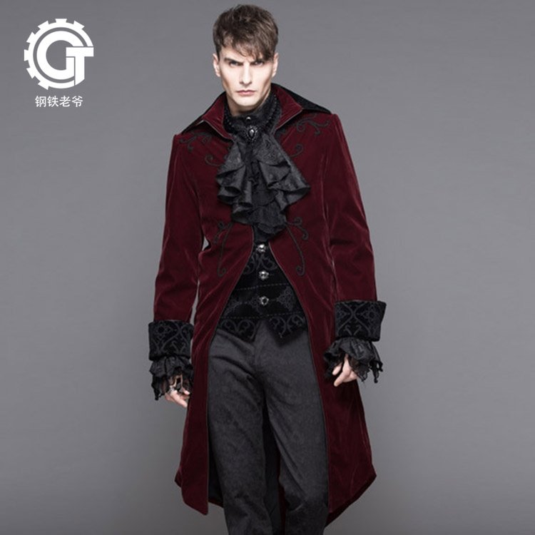 钢铁老爷gothic舞台演出毛呢外套