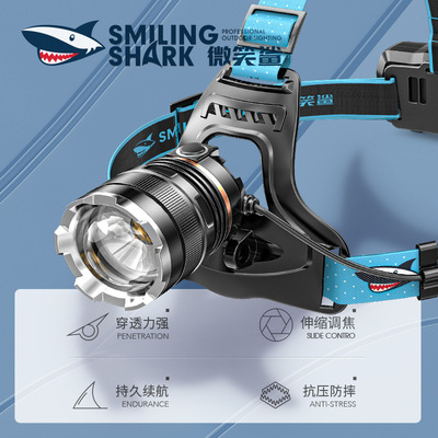 铝合金矿灯户外骑行作业头戴灯