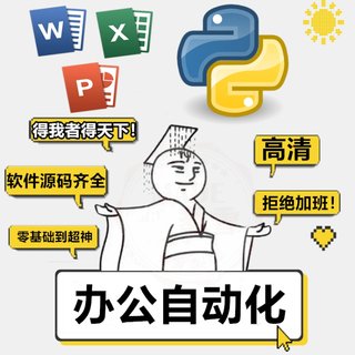 python办公自动化教程全套office实例excel教程高清软件安装包