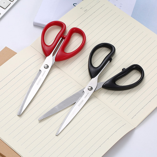 齐心不锈钢民用剪刀美工进口裁剪