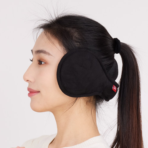 鹿皮绒保暖户外情侣耳包