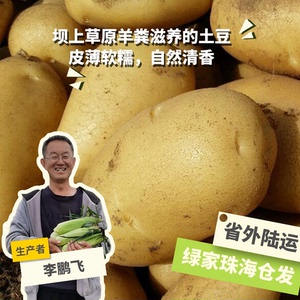 生态羊粪土豆  2.5kg羊粪滋养皮薄软糯  绿手指份额农园
