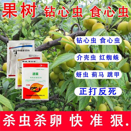 润生丰润生丰果园桃树食心虫臭虫菜青虫蓟马氯虫苯吡虫啉