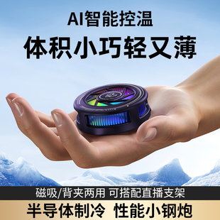 【顺丰】AI灰狼X智能温控磁吸背夹半导体散热器制冷结冰三挡调节