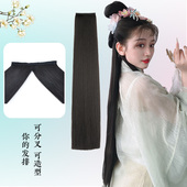古风汉服玉米须曲曲升级款 仙女造型假发 可分叉直发片发排古装
