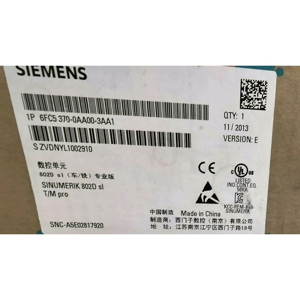 6FC5370-0AA00-3AA1控制系统原装未拆封 议价