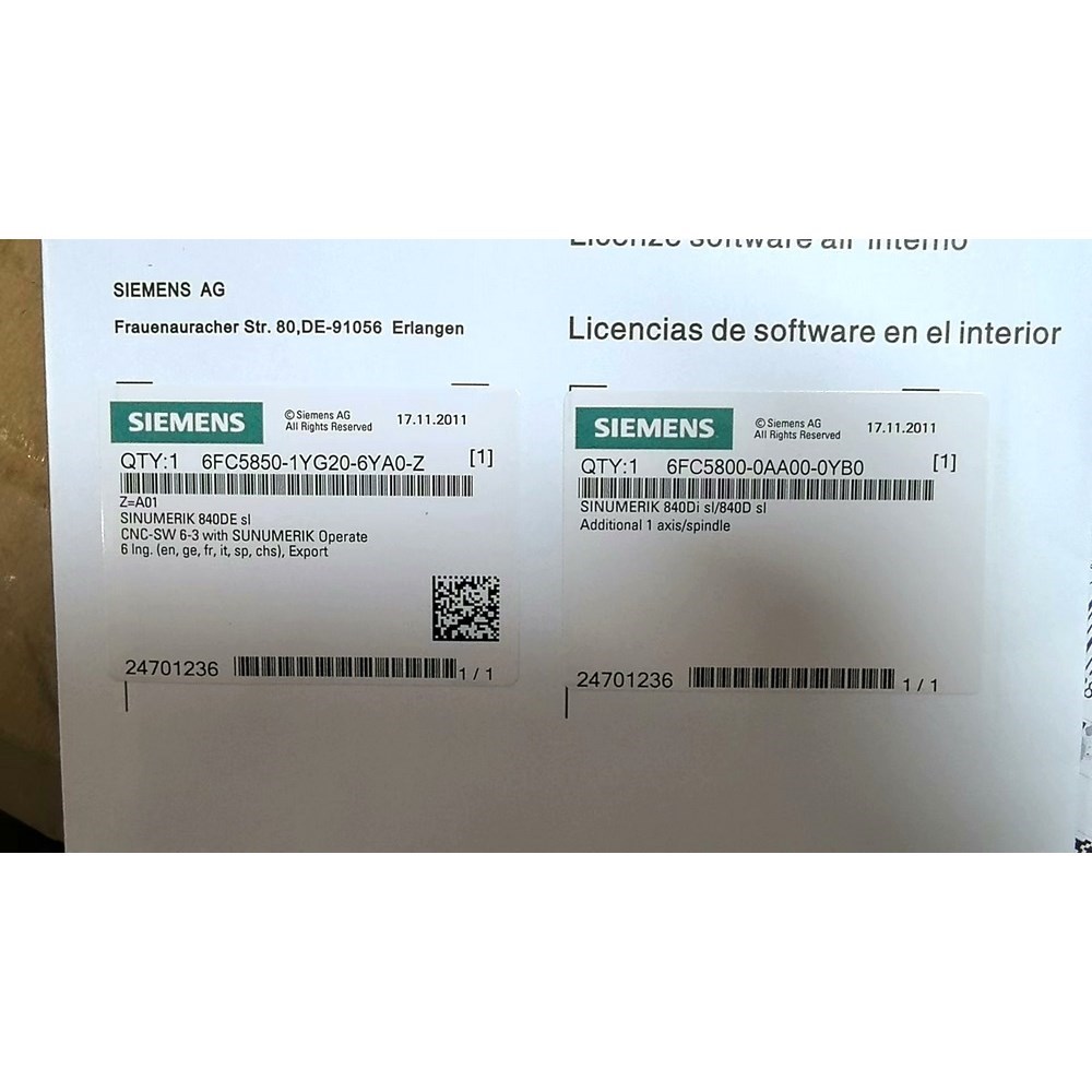 6FC5850-1YG20-6YA0-Z=A01原装 议价
