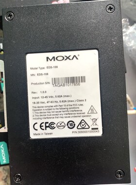 摩莎MOXA百兆以太网交换机EDS-108 议价