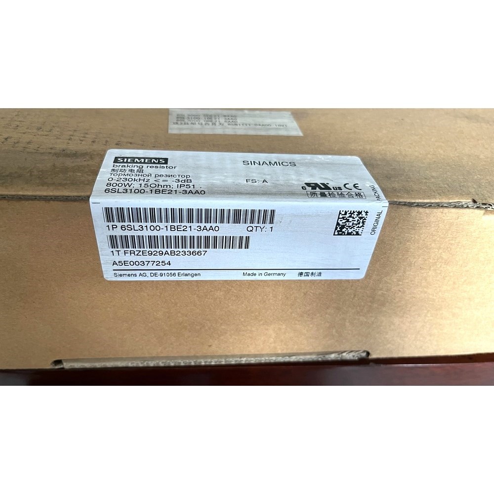 制动电阻6SL3100-1BE21-3AA0 原 议价