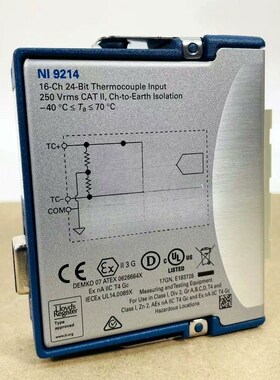 出NI 9214温度输入模块高密度热电偶测量神器低价出! 议价