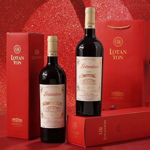 法国进口洛兰顿酒庄·荣耀礼盒14度干红葡萄酒750ml 6瓶礼盒装