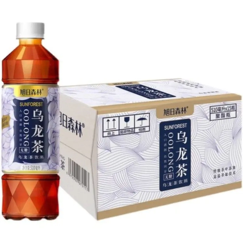 旭日森林无糖乌龙茶510ml*5/瓶15瓶整箱多规格茶饮料轻食清爽解腻