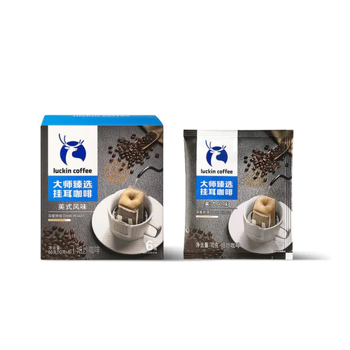 luckin coffee/瑞幸咖啡大师臻选美式风味挂耳咖啡10g*6袋RX0010
