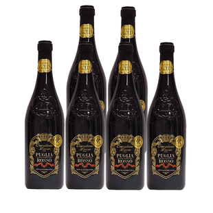 6支整箱装 意大利进口骑士十字卢卡斯骑士风干红葡萄酒750ml 1支
