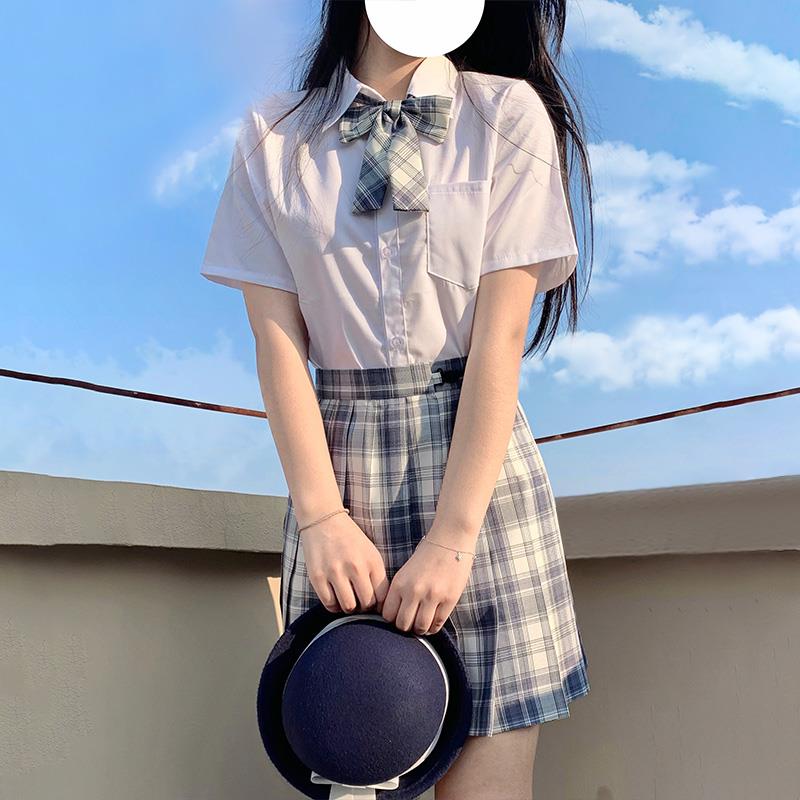 温柔一刀jk制服正版日系盐甜风夏季公主裙白短袖少女学生cos套装