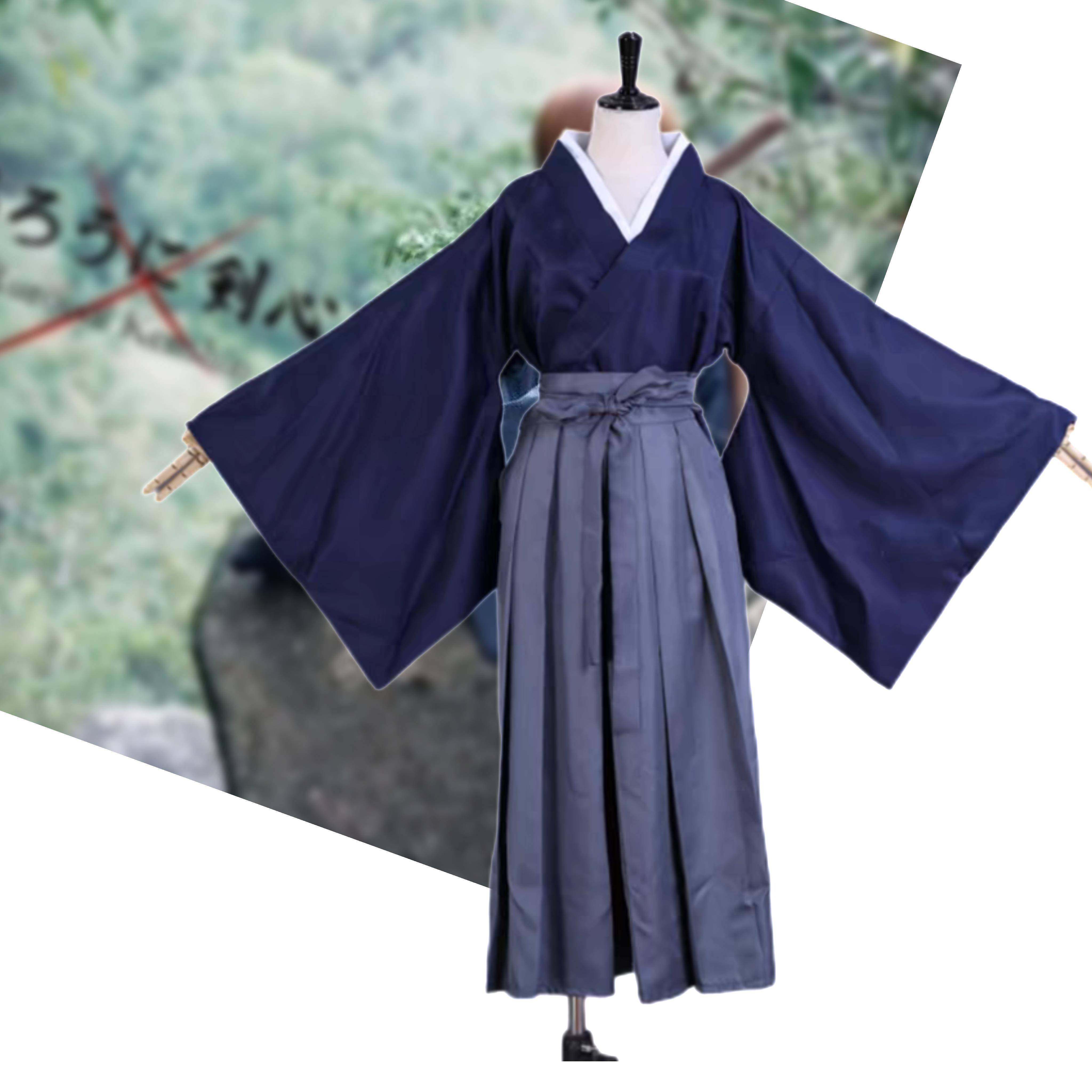 浪客剑心绯村剑心拔刀cosplay和服剑道服动漫展服装套装cos服