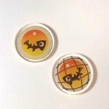 金鱼蛋3cm亚克力片谷美 splatoon斯普拉遁同人周边