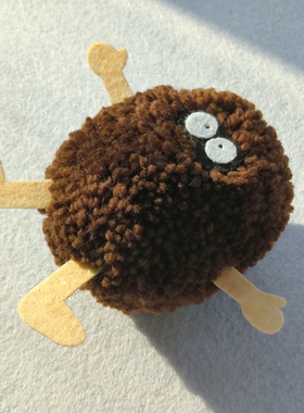 手作绒毛海产挂件 splatoon斯普拉遁喷喷同人周边玩偶