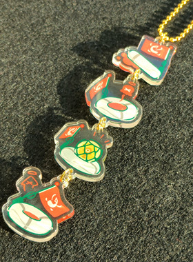 打工救生圈串串挂件 splatoon斯普拉遁喷喷同人周边