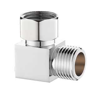 全铜加厚4分内丝双外丝弯头90度直角内外丝弯头角阀水管接头管件