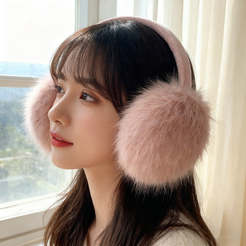 冬季毛绒可爱保暖防冻耳套女款