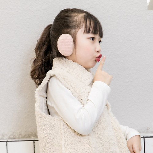 仿皮草压片式耳套小型简单款微型