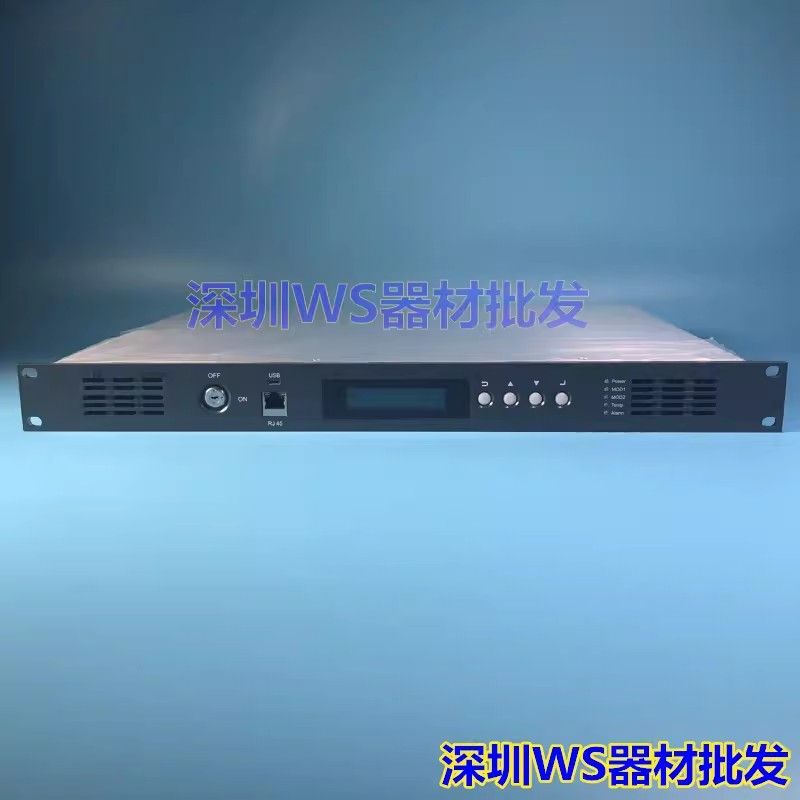 时捷1310光发射机有线电视CATV光端机信号转光1550光纤光缆放大器
