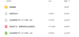 【最新2023】上市公司企业新质生产力数据（李心茹老师版）