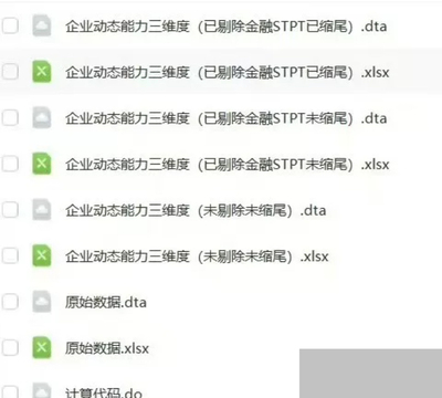 【2023最新】上市公司动态能力数据（2011-2023年）