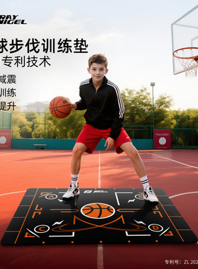 raynigel篮球垫脚步训练垫专业减震垫室内控球运球防滑家用隔音垫