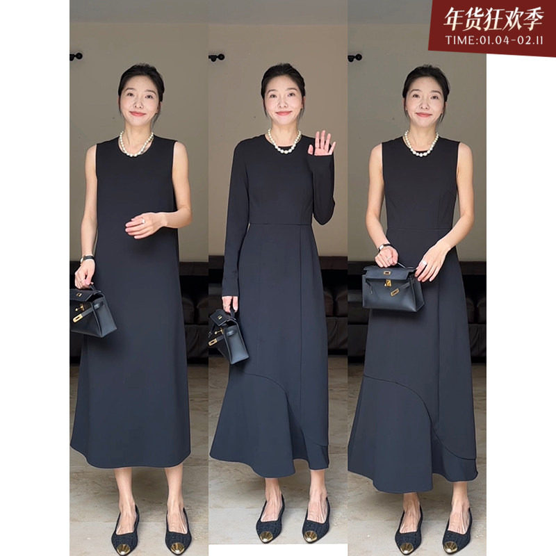 【郭九九呢】太古里气质经典西装小黑裙春季简约百搭显瘦连衣裙,女装/女士精品,连衣裙,淘宝优惠券,粉丝福利购,淘宝优惠卷